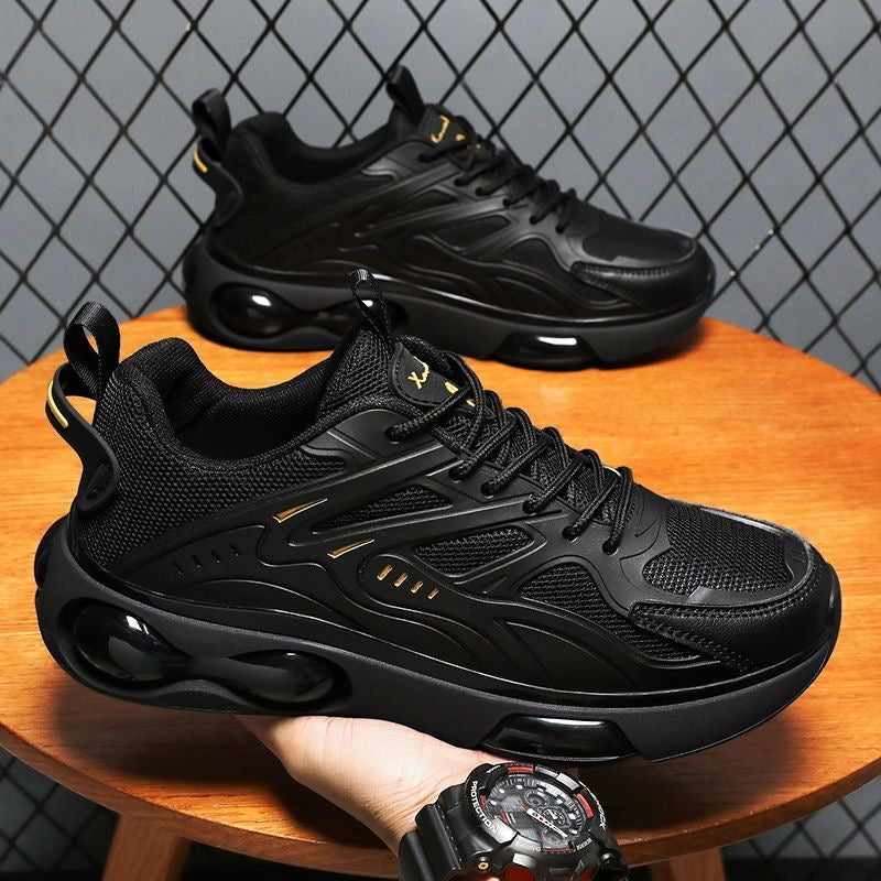 Men's Black Air Max Casual Shoes Gym Trainers