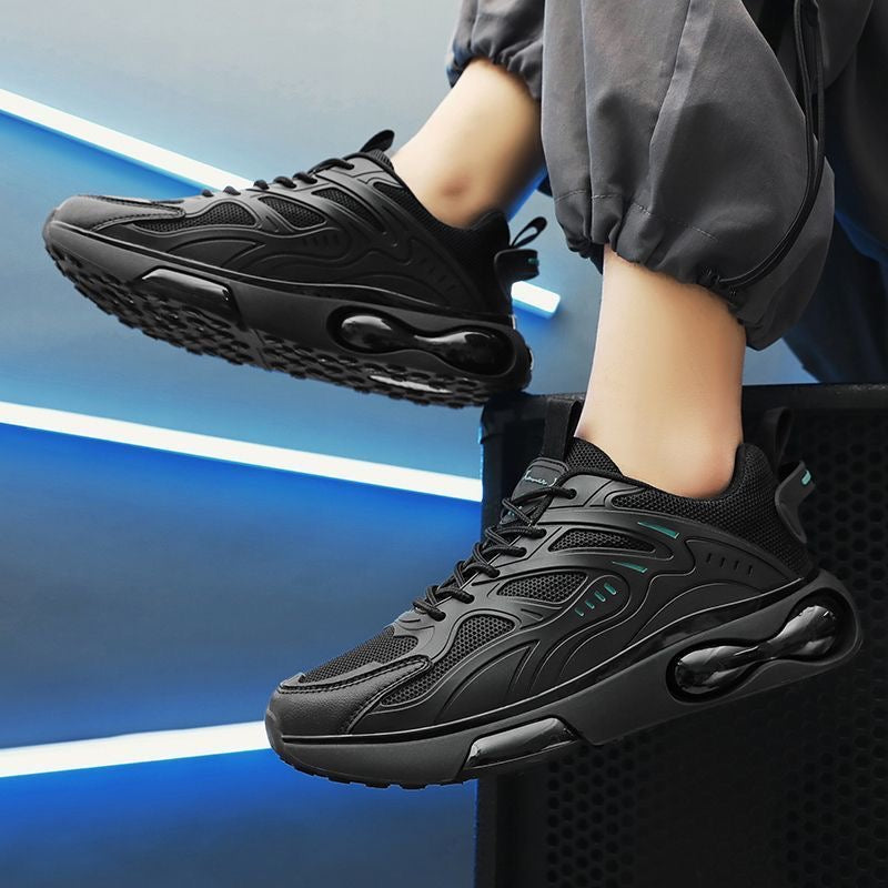 Men's Black Air Max Casual Shoes Gym Trainers