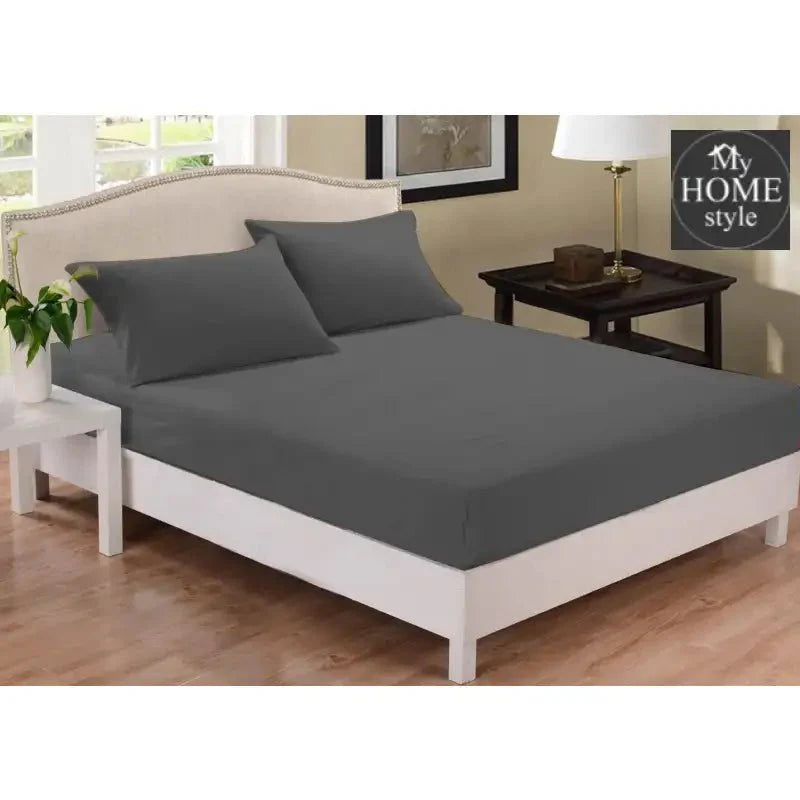 Double 100% Polyester Fitted Sheet – Soft & Durable