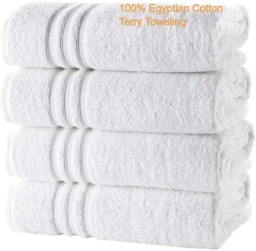 Luxury Egyptian cotton bath towels set
