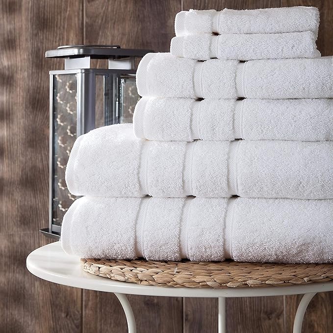 Luxury Egyptian Cotton Towels Set – 500 GSM Face, Hand & Bath Towels