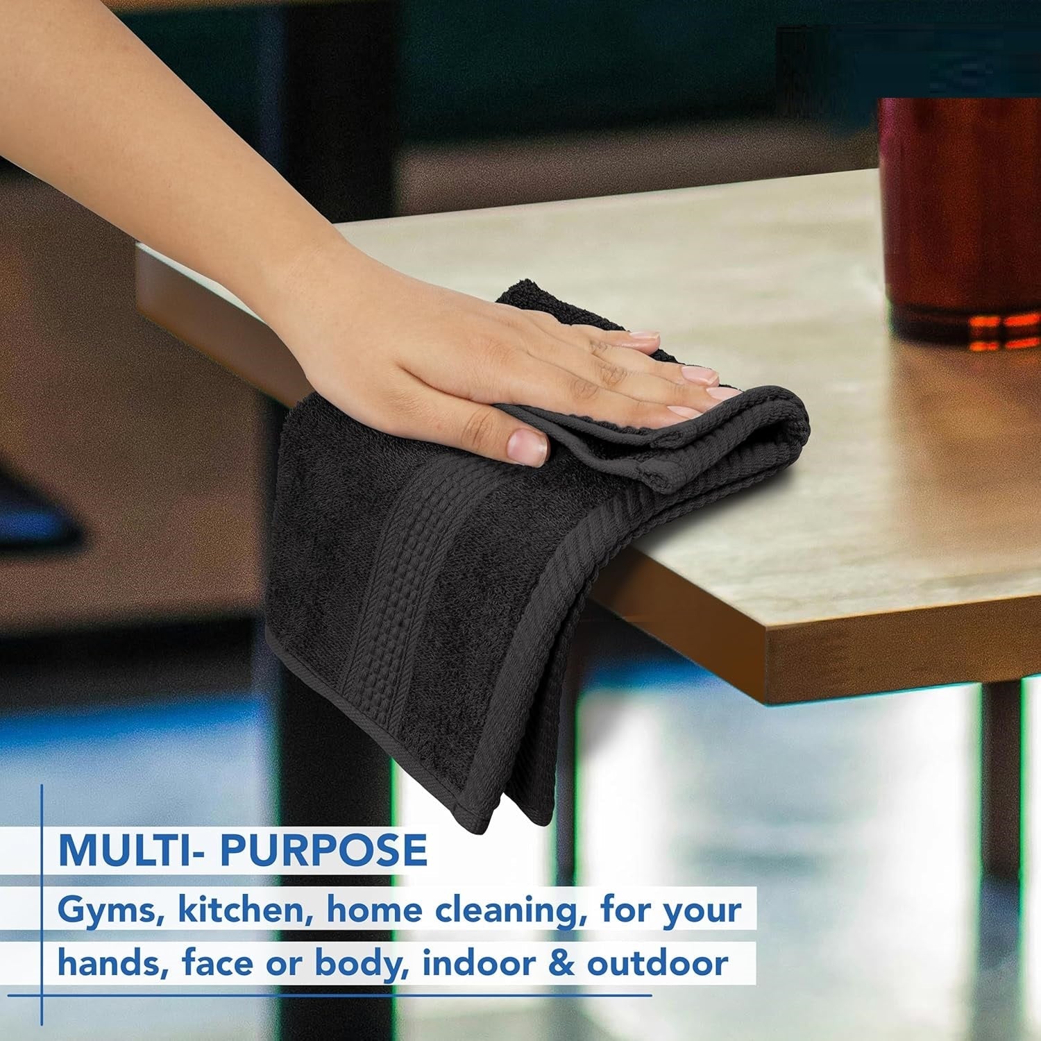 12x Face Cloths Flannels 100% Egyptian Cotton Washcloth Hotel Quality Towels Set Towelsworld