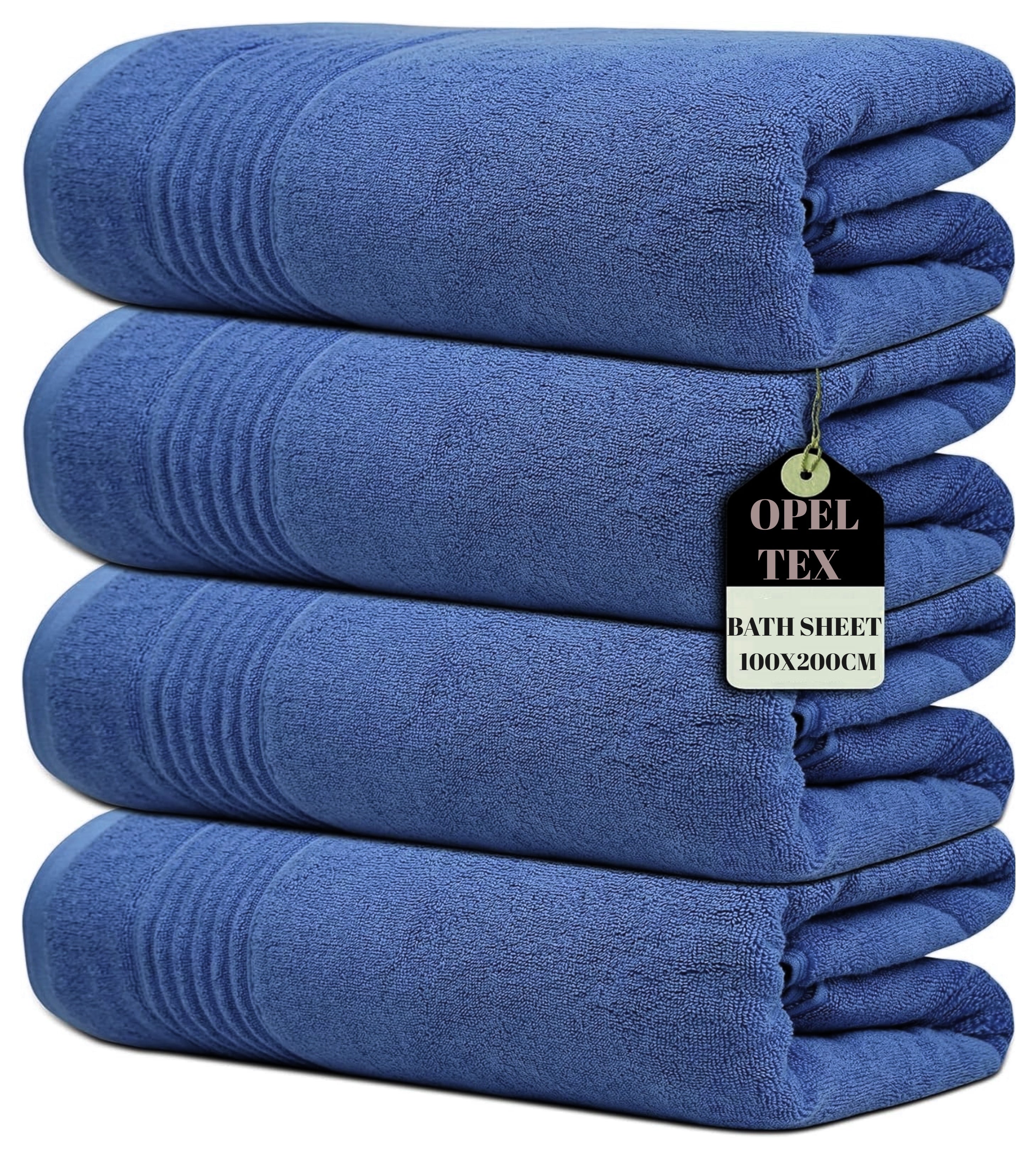Premium Jumbo Bath Towels - Extra Large 80 x 180cm, 500GSM Egyptian Cotton - Towelsbay
