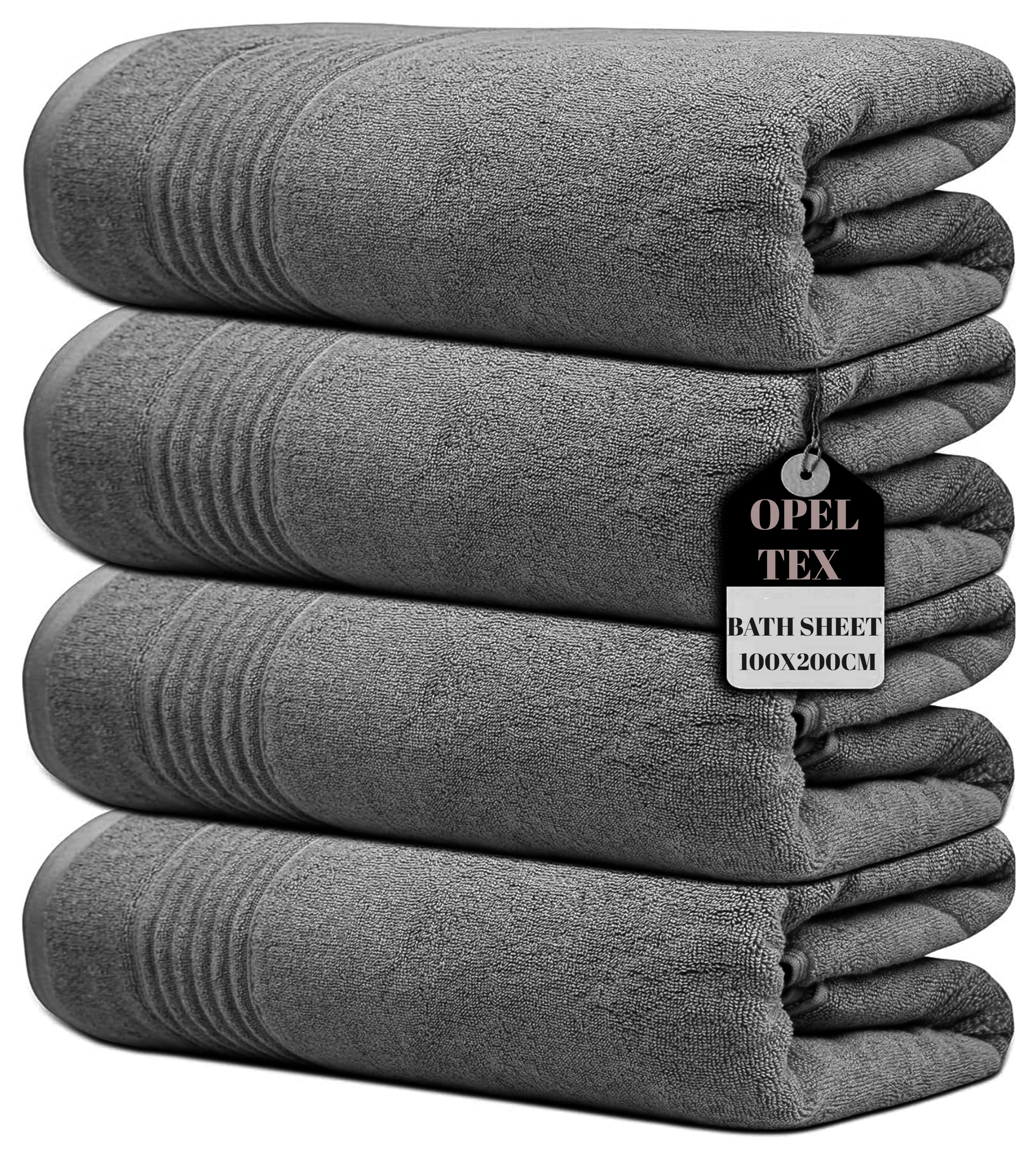 Premium Jumbo Bath Towels - Extra Large 80 x 180cm, 500GSM Egyptian Cotton - Towelsbay