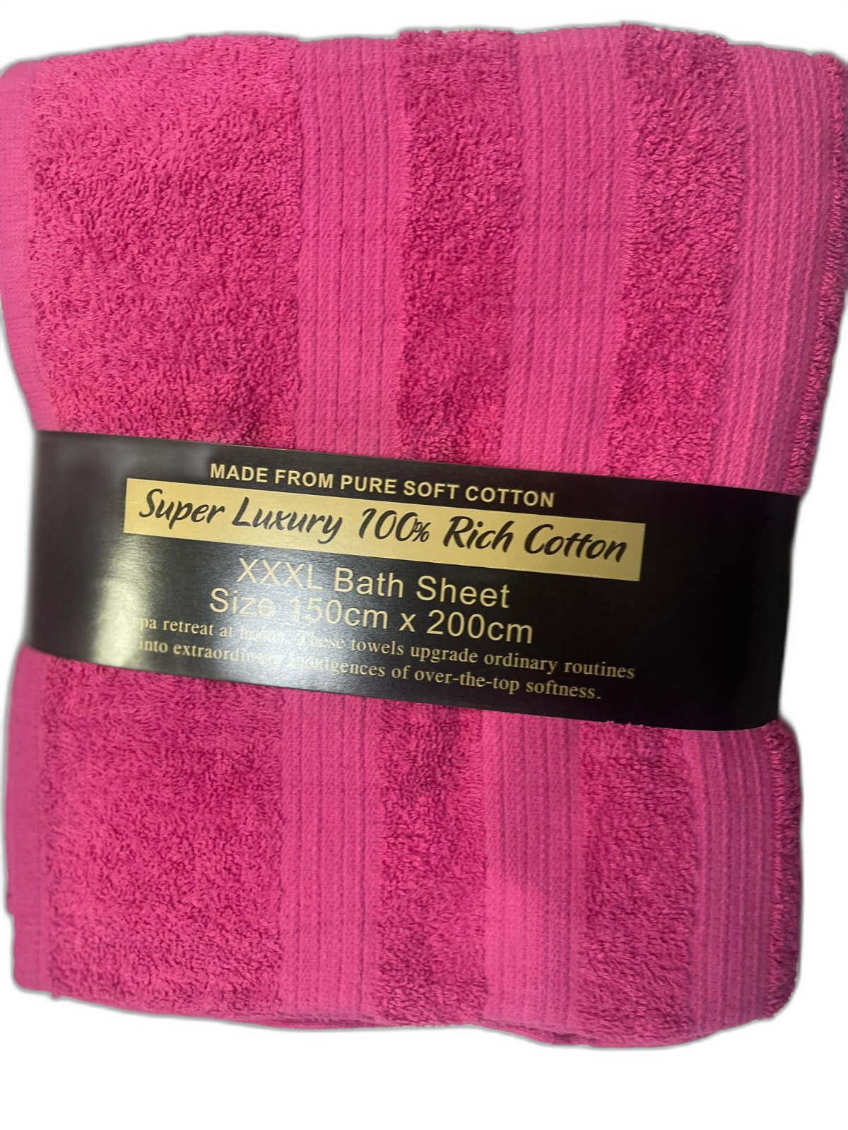 100x200cm Egyptian Cotton Bath Sheets – XXXL Jumbo Towels