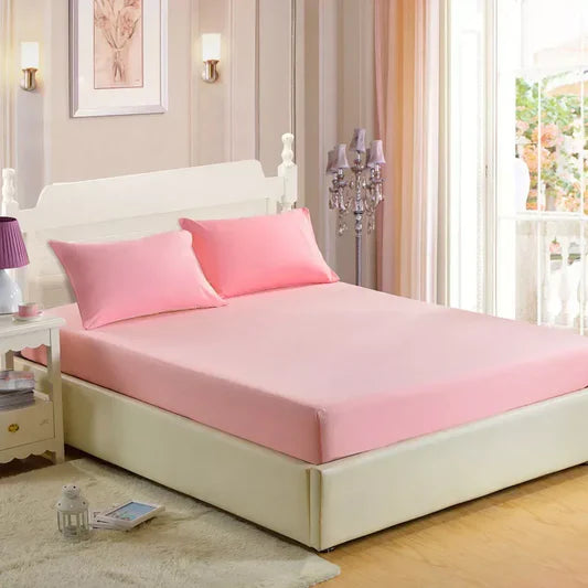 Double 100% Polyester Fitted Sheet – Soft & Durable