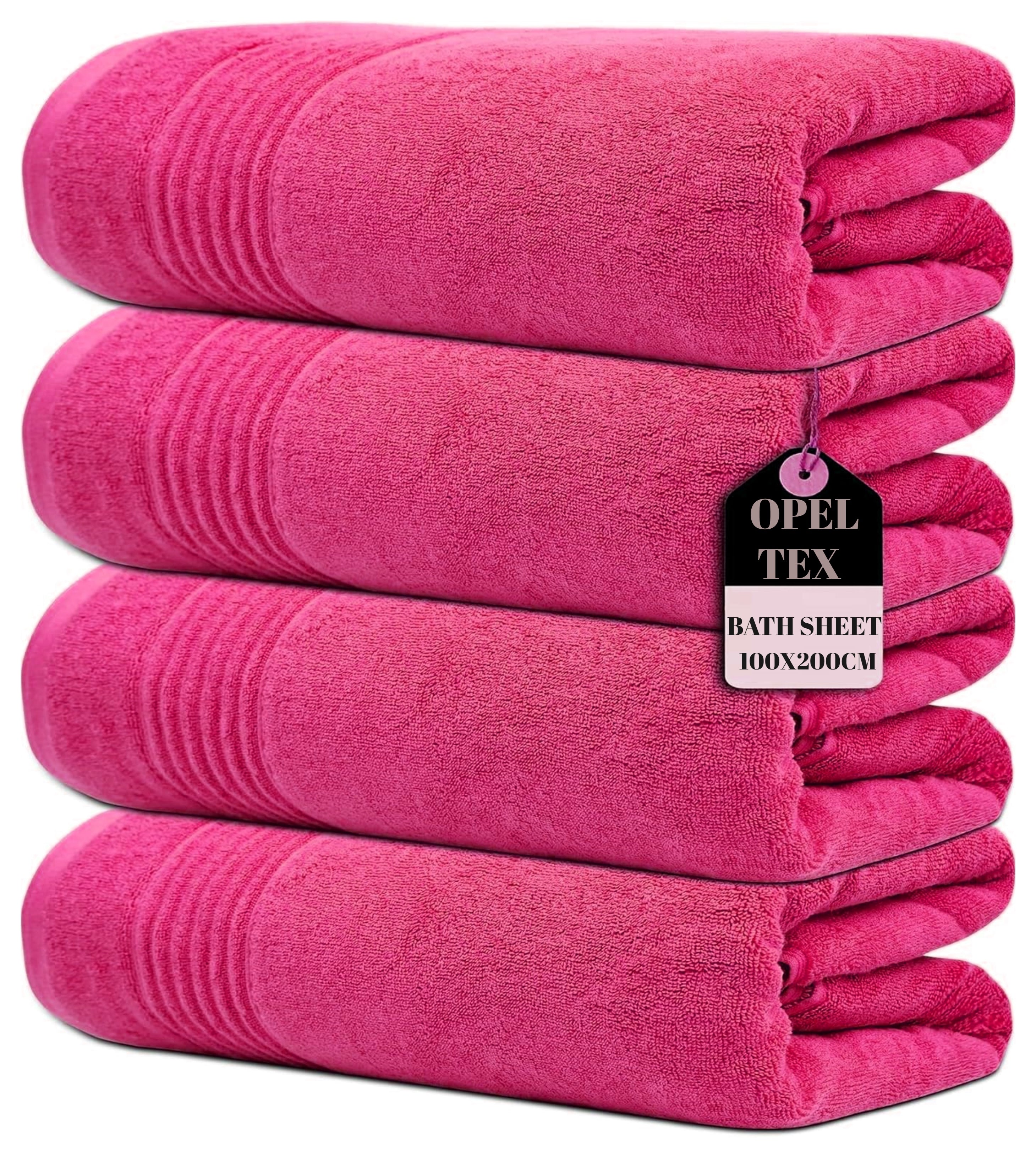 Premium Jumbo Bath Towels - Extra Large 80 x 180cm, 500GSM Egyptian Cotton - Towelsbay