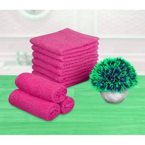 12x 100% EGYPTIAN COTTON TOWELS FACE CLOTH SOFT FLANNEL 500GSM