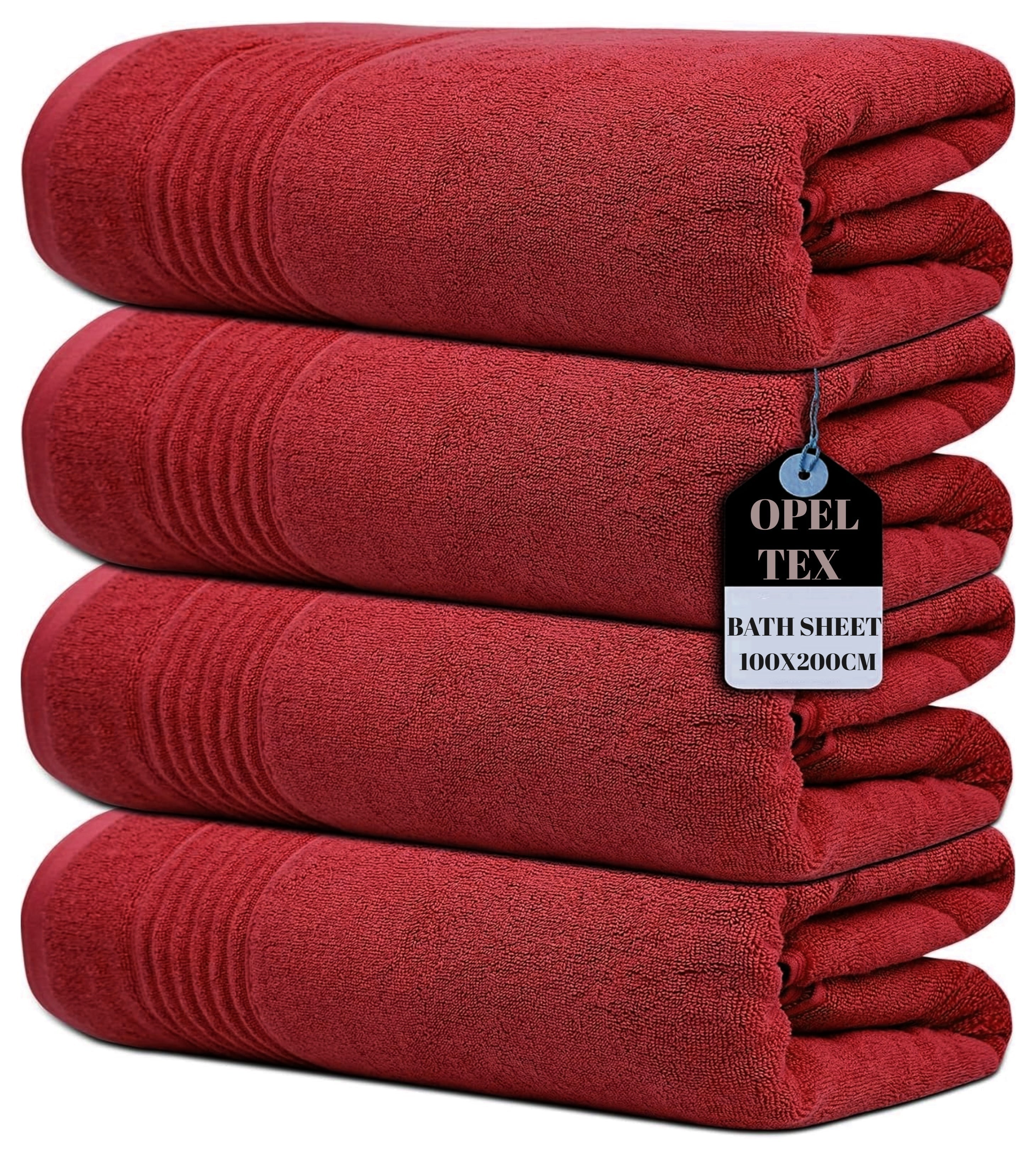Premium Jumbo Bath Towels - Extra Large 80 x 180cm, 500GSM Egyptian Cotton - Towelsbay