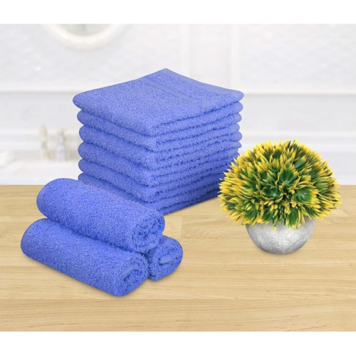 12x 100% EGYPTIAN COTTON TOWELS FACE CLOTH SOFT FLANNEL 500GSM
