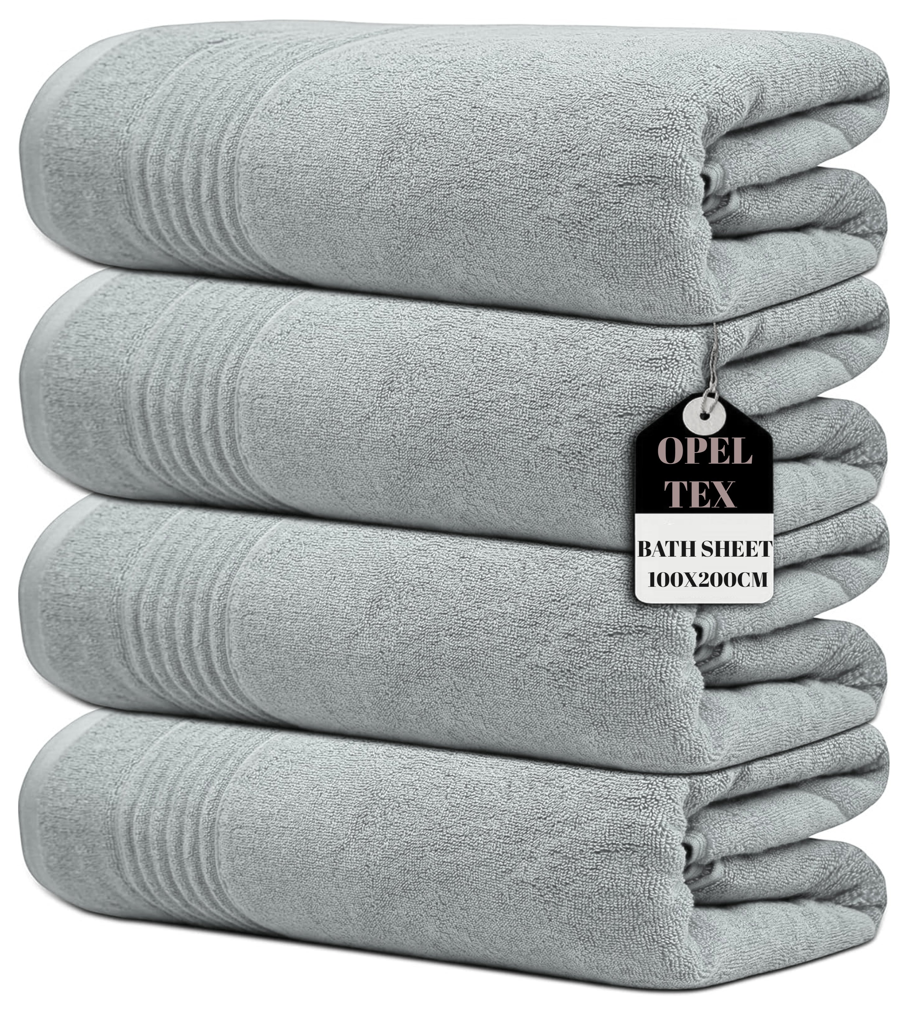 Premium Jumbo Bath Towels - Extra Large 80 x 180cm, 500GSM Egyptian Cotton - Towelsbay