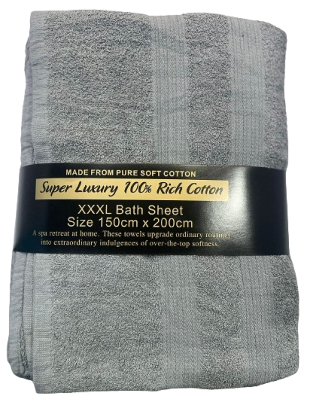 100x200cm Egyptian Cotton Bath Sheets – XXXL Jumbo Towels