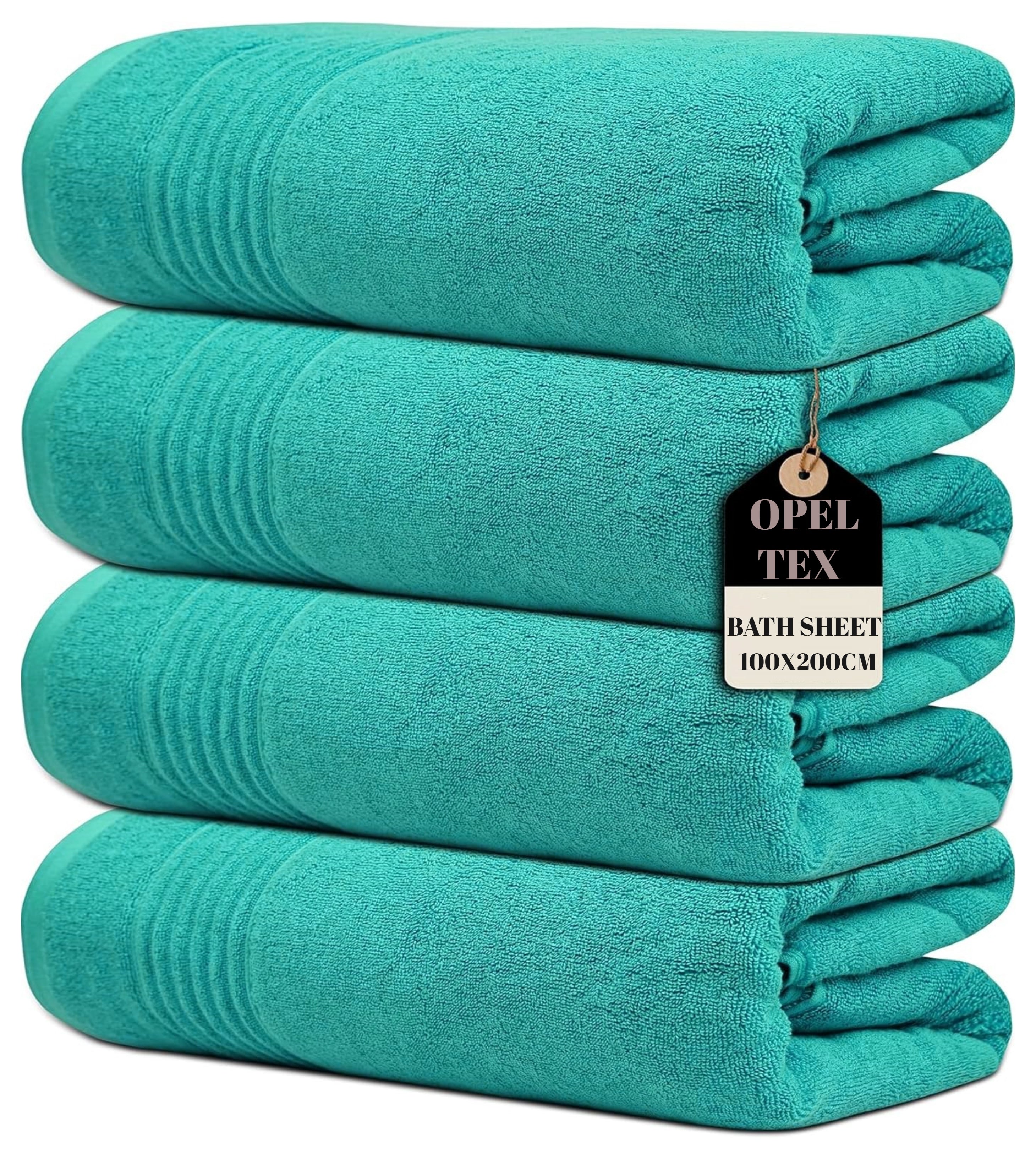 Premium Jumbo Bath Towels - Extra Large 80 x 180cm, 500GSM Egyptian Cotton - Towelsbay