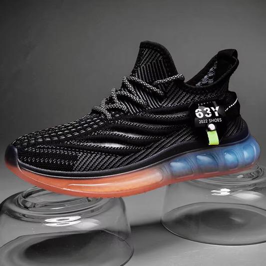 Mens Army Black Casual Running Shoes Colorful Gym Trainers