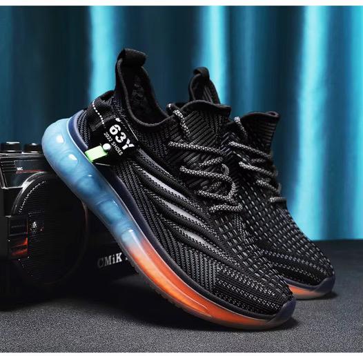 Mens Army Black Casual Running Shoes Colorful Gym Trainers