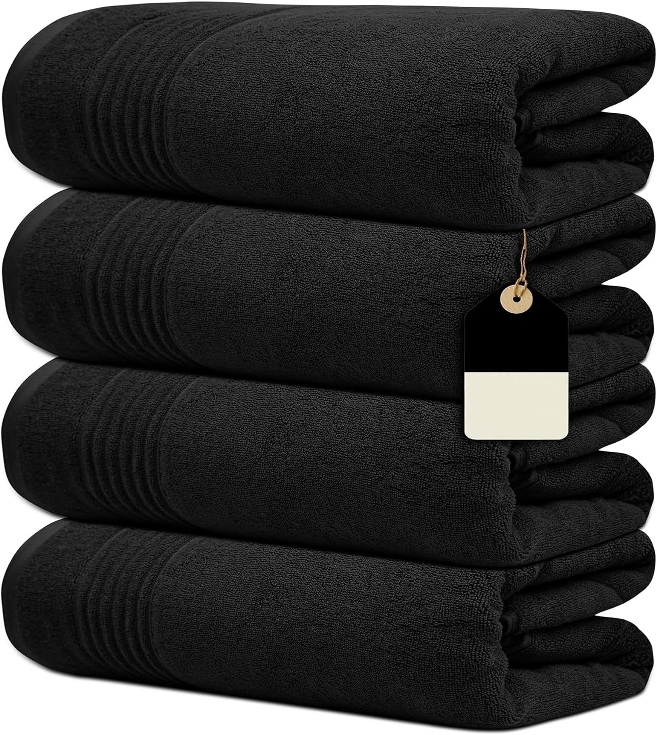 Premium Jumbo Bath Towels - Extra Large 80 x 180cm, 500GSM Egyptian Cotton - Towelsbay