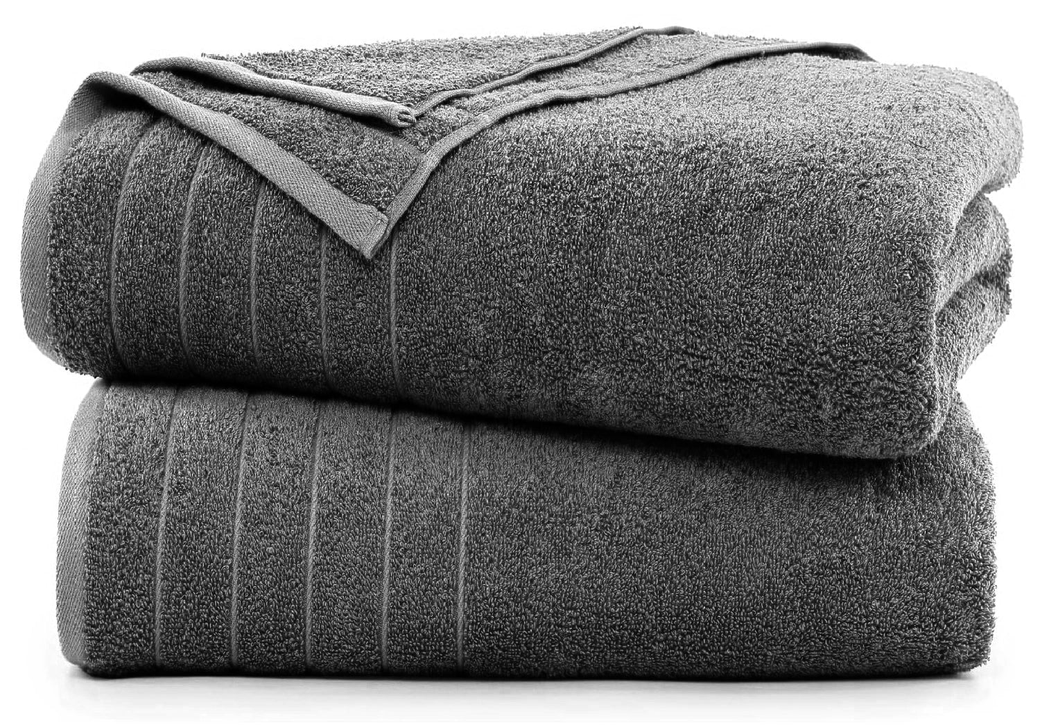 2 X Large Jumbo Bath Sheets 100% Egyptian Cotton Mega Bargain 85 X 165 cm - Towelsbay