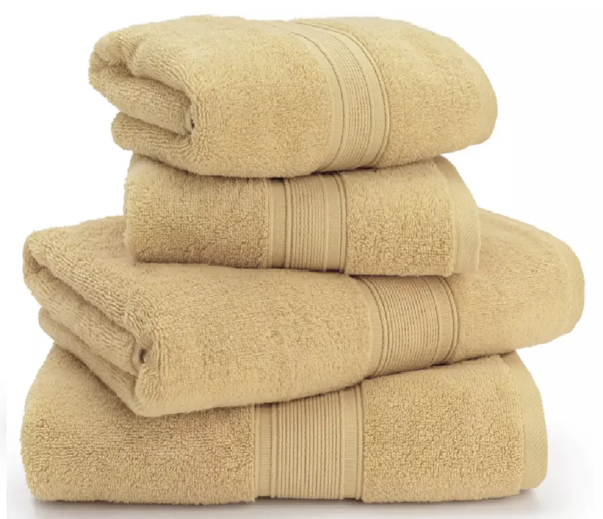 Super Soft 2 Hand Towels, 2 Bath Towels - 800GSM, 4 Piece Towels Bale Set Towelsworld