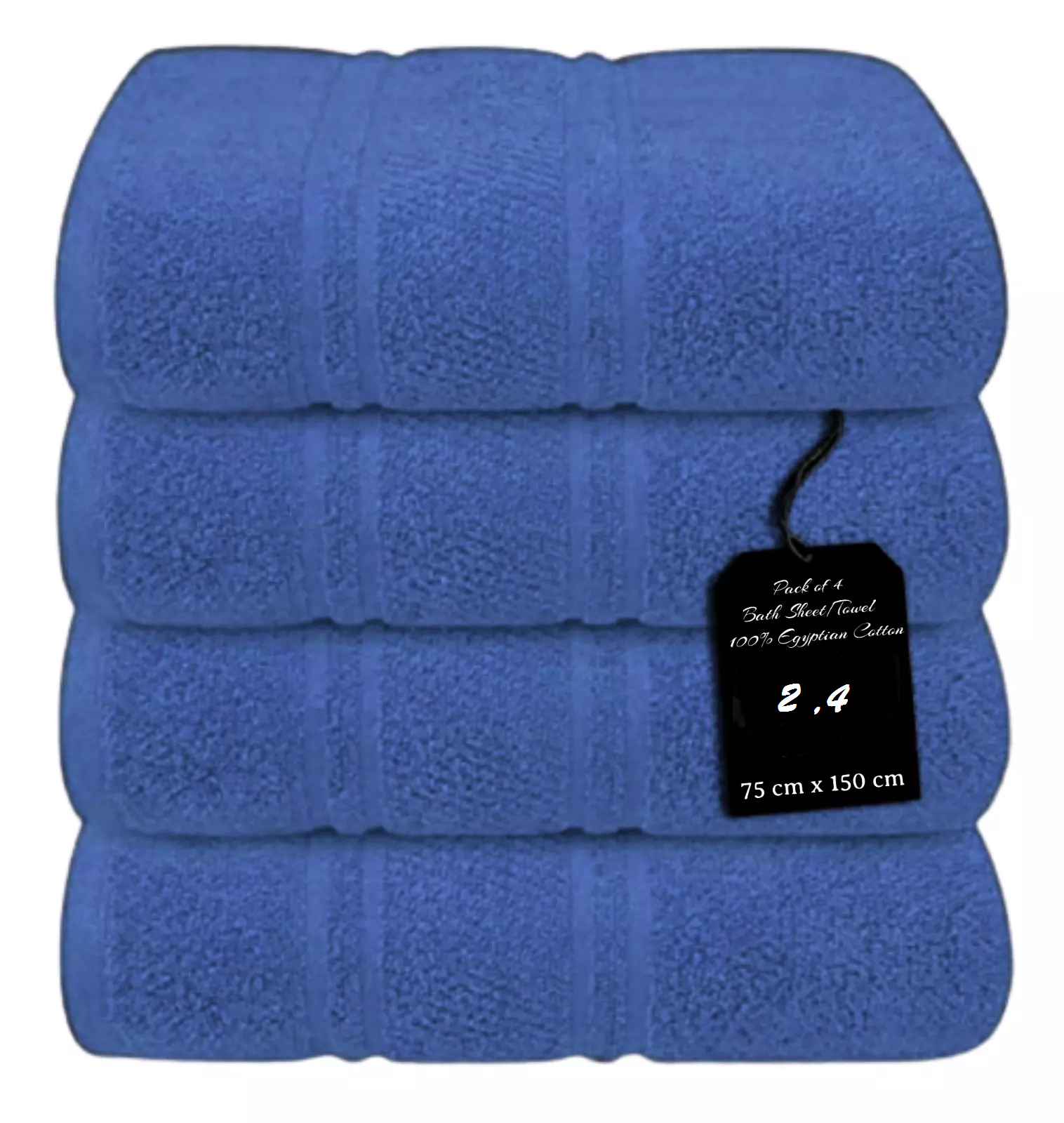 4 x Large Jumbo Bath Sheet Towels 75 X 150cm 100% Egyptian Cotton Bath Sheets Big Towels 75 x 150cm Towelsworld