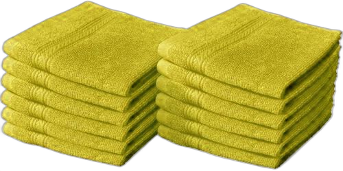 8 X Luxury Face Cloth Towel Set 100% Egyptian Cotton Soft Flannels Wash Cloths Towelsworld