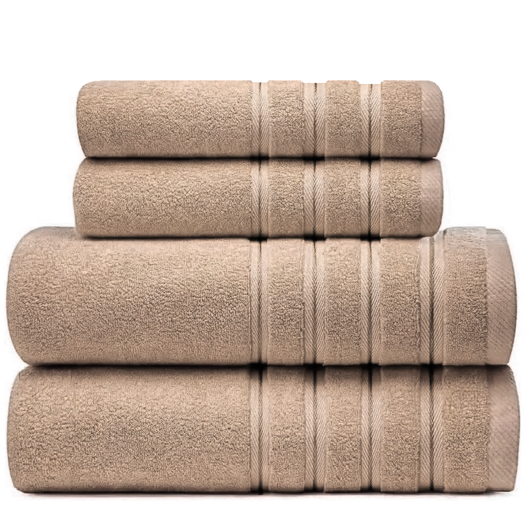 Hand towels and bath towels cotton bale