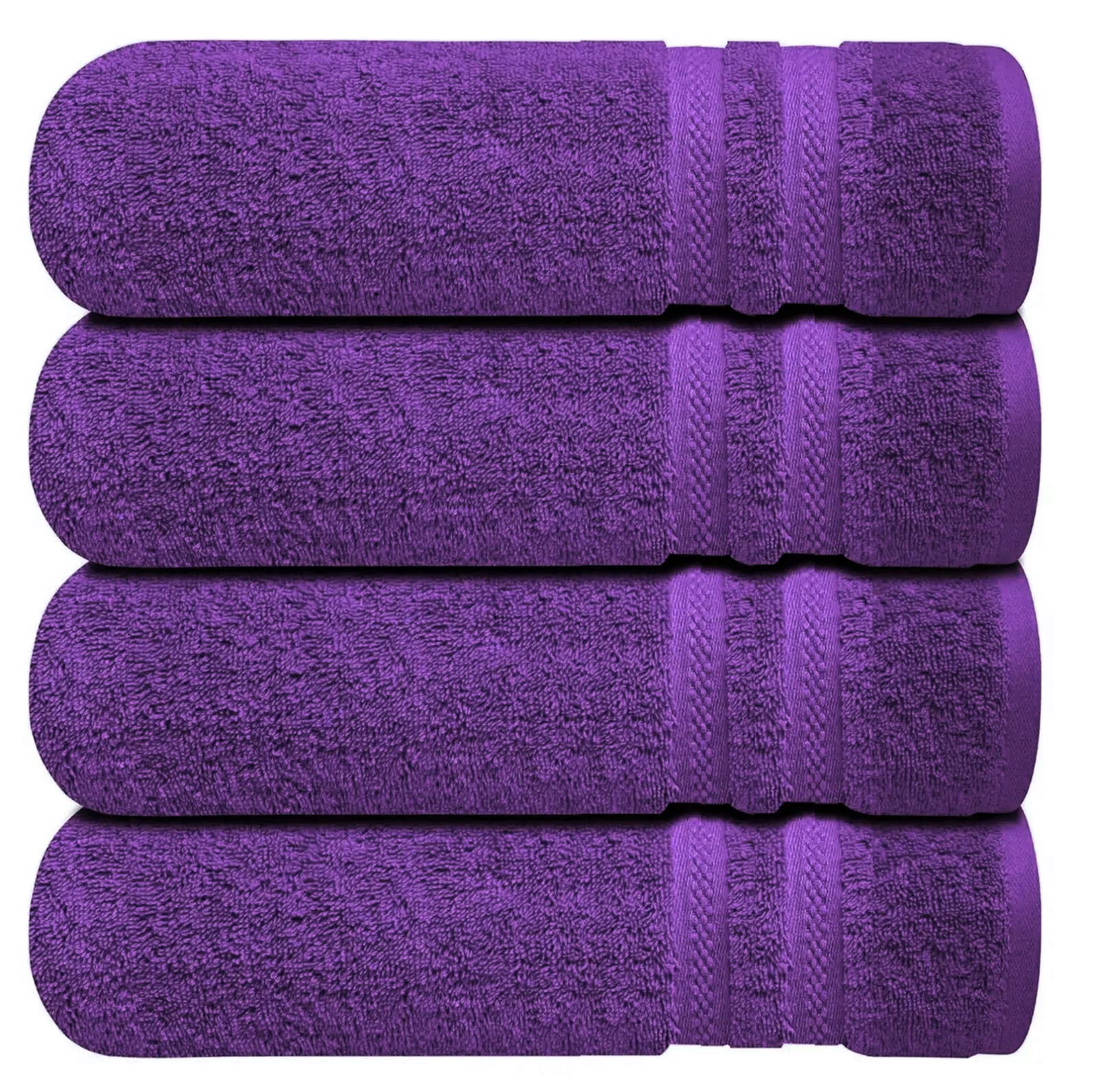 4 Pack 100x200 cm Egyptian Cotton Bath Sheets – Soft Jumbo Towels