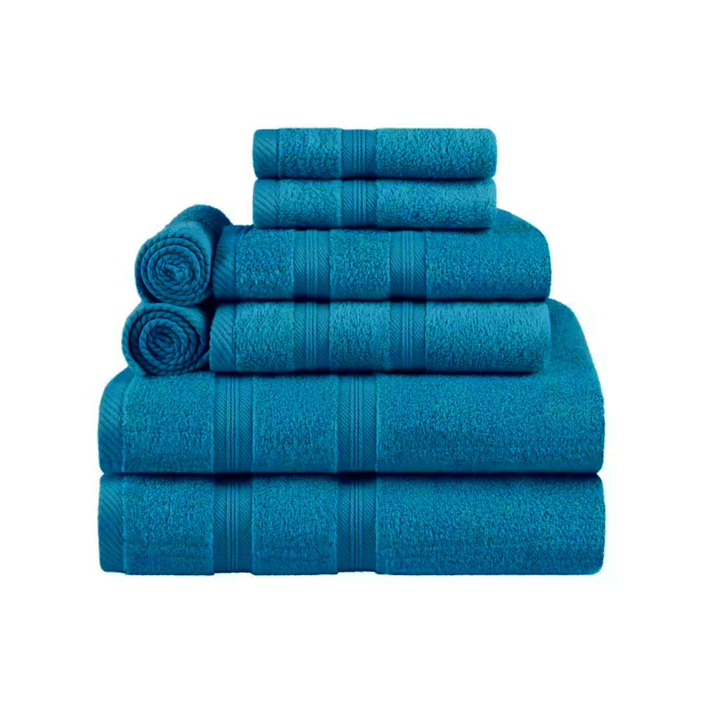 8 Pcs Towel Bale Set 100% Soft Face Hand Big Bath Sheet Bathroom Towel Towelsworld