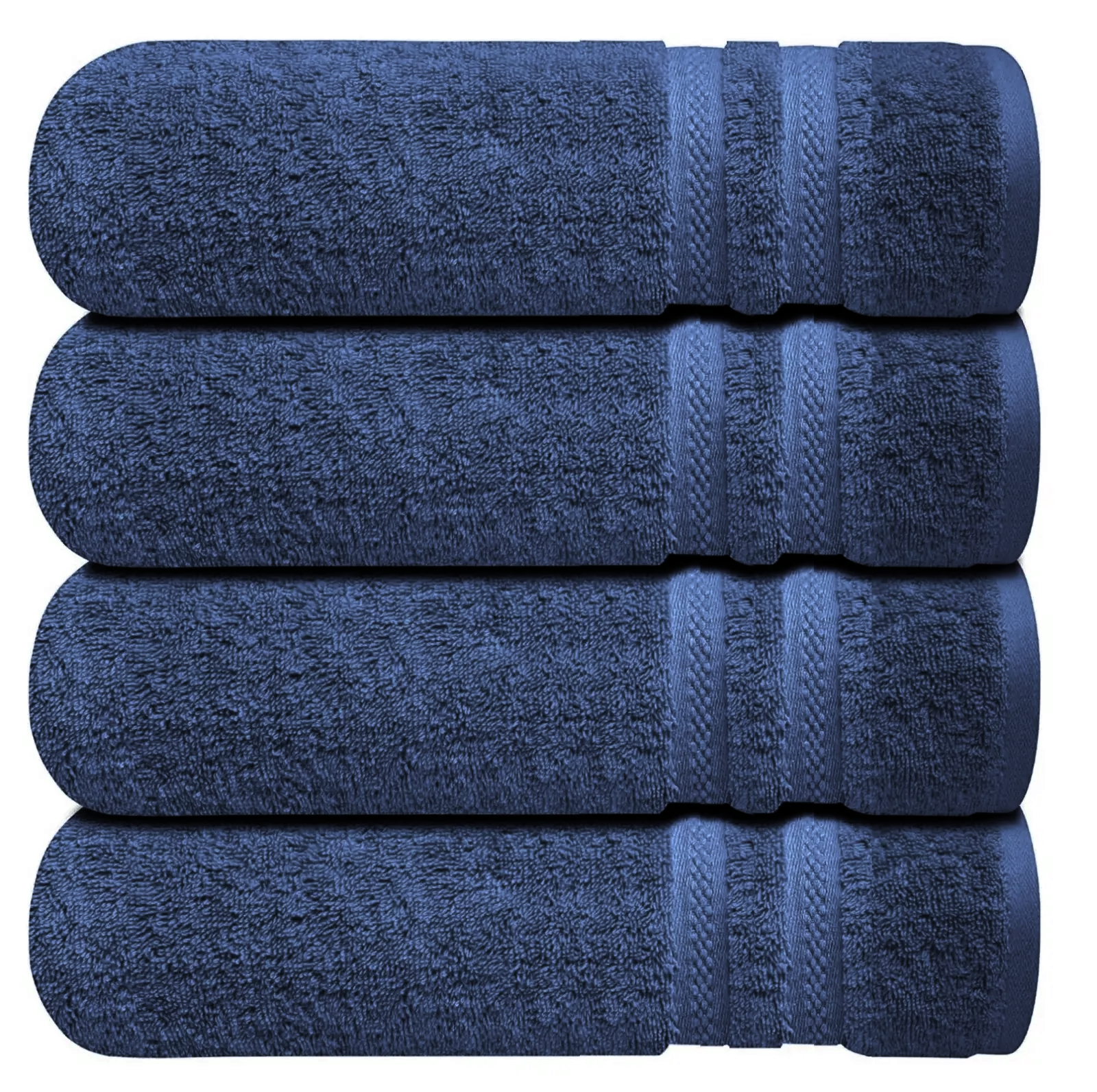 4 Pack 100x200 cm Egyptian Cotton Bath Sheets – Soft Jumbo Towels
