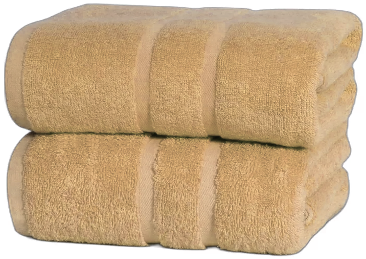 2 Pack Extra Large Bath Sheets 100x200cm 600 GSM Egyptian Cotton