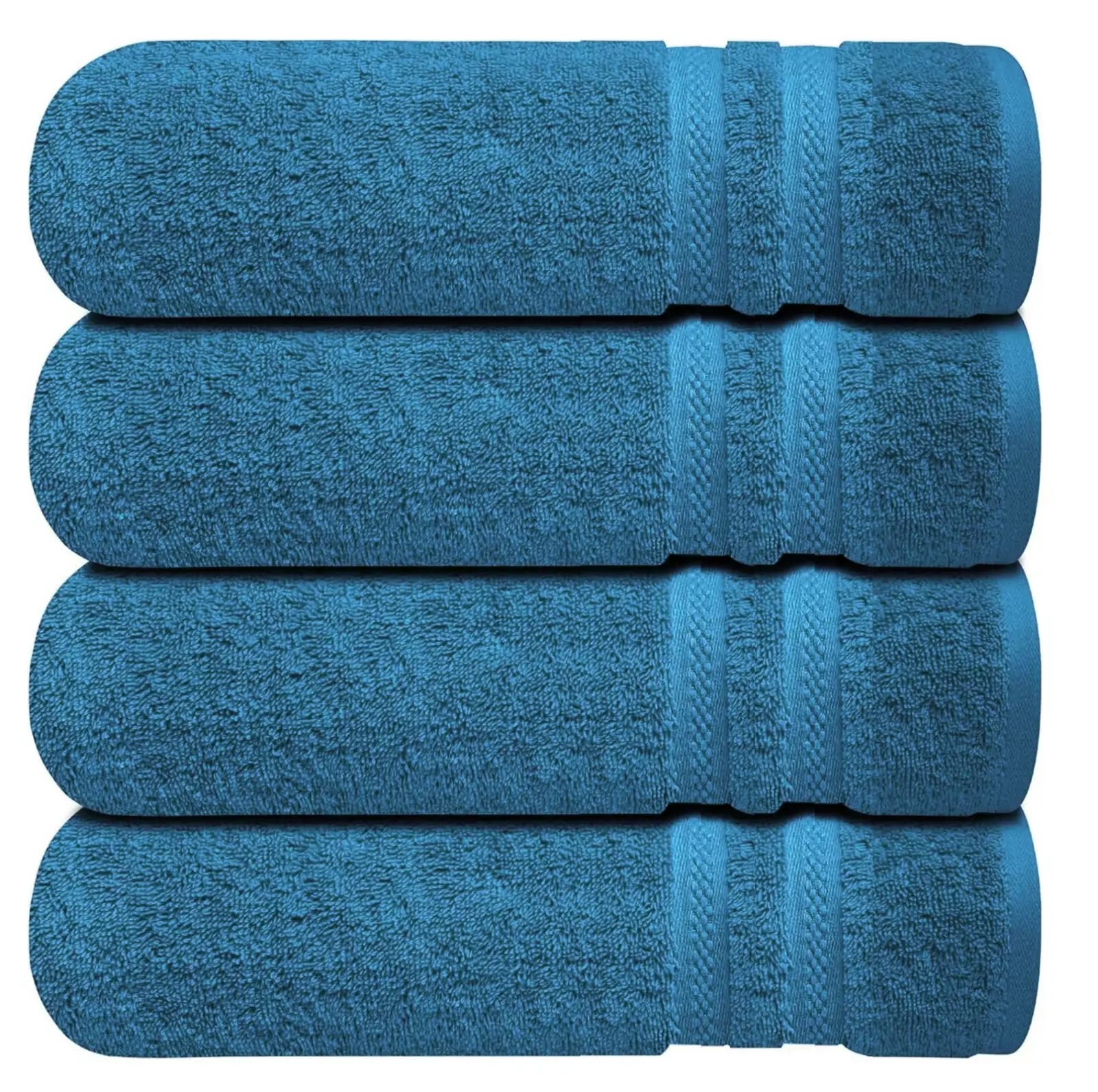4 Pack 100x200 cm Egyptian Cotton Bath Sheets – Soft Jumbo Towels