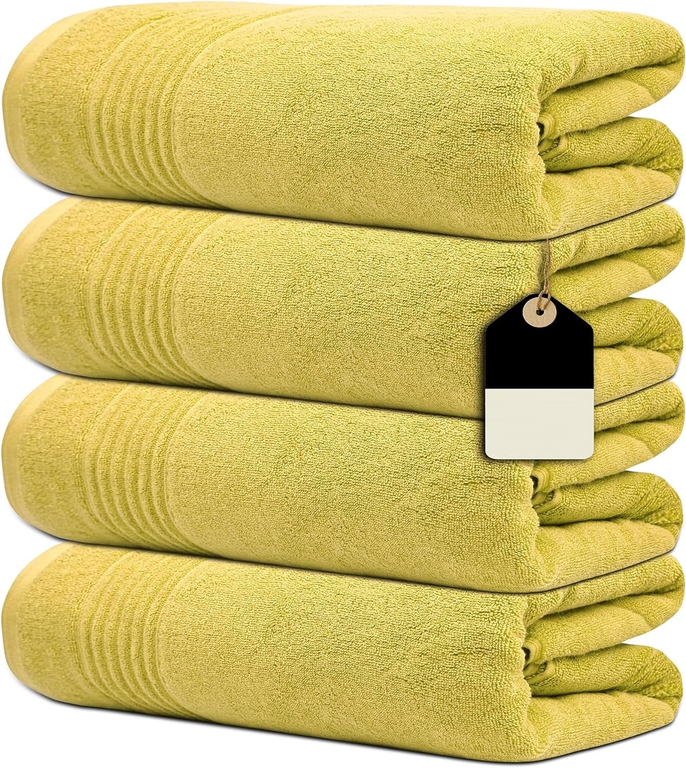 Premium Jumbo Bath Towels - Extra Large 80 x 180cm, 500GSM Egyptian Cotton - Towelsbay