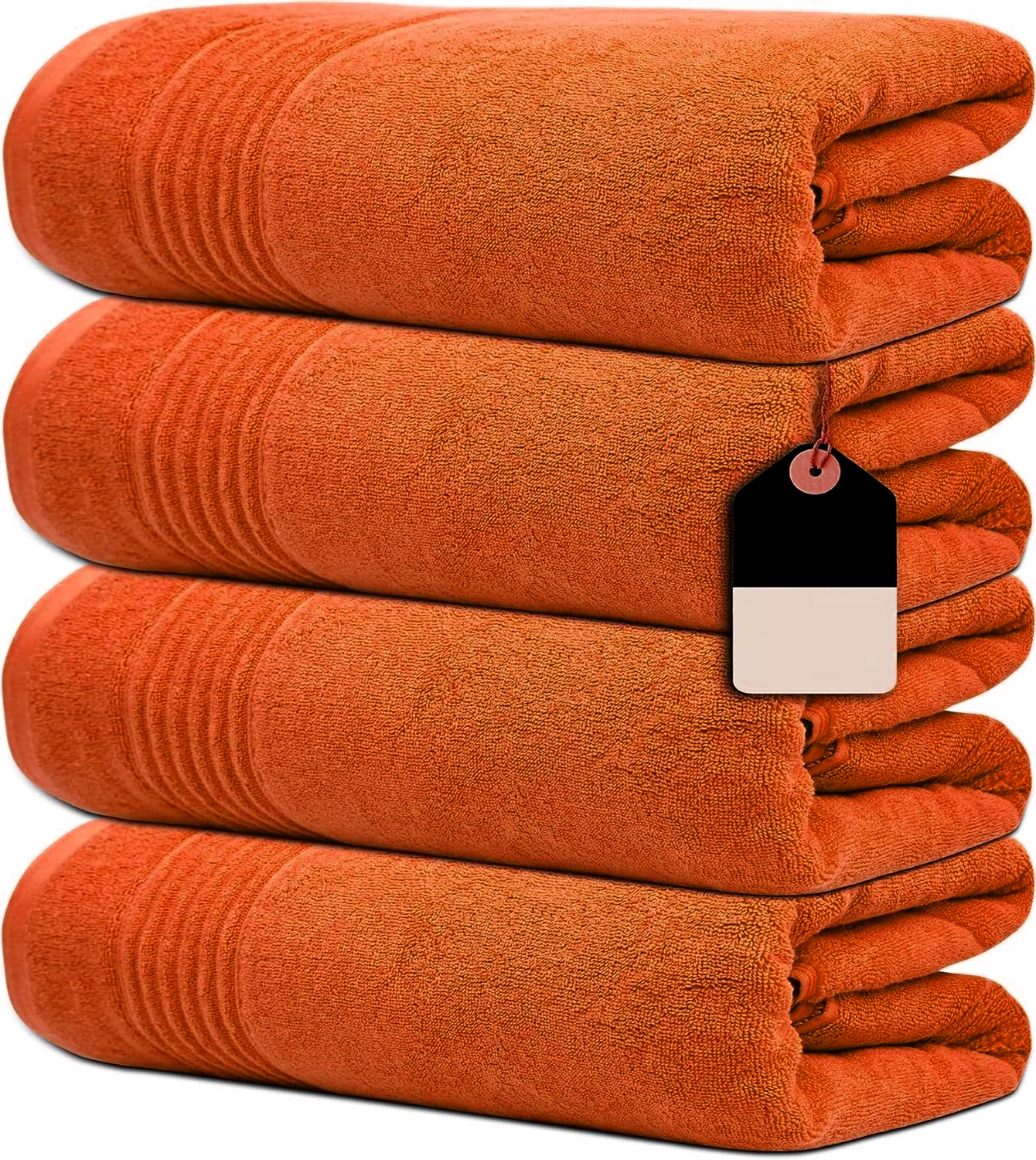 Premium Jumbo Bath Towels - Extra Large 80 x 180cm, 500GSM Egyptian Cotton - Towelsbay