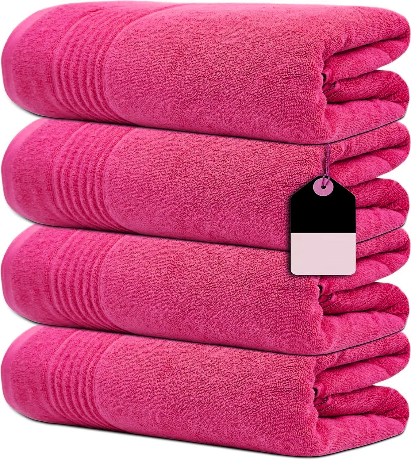 Premium Jumbo Bath Towels - Extra Large 80 x 180cm, 500GSM Egyptian Cotton - Towelsbay