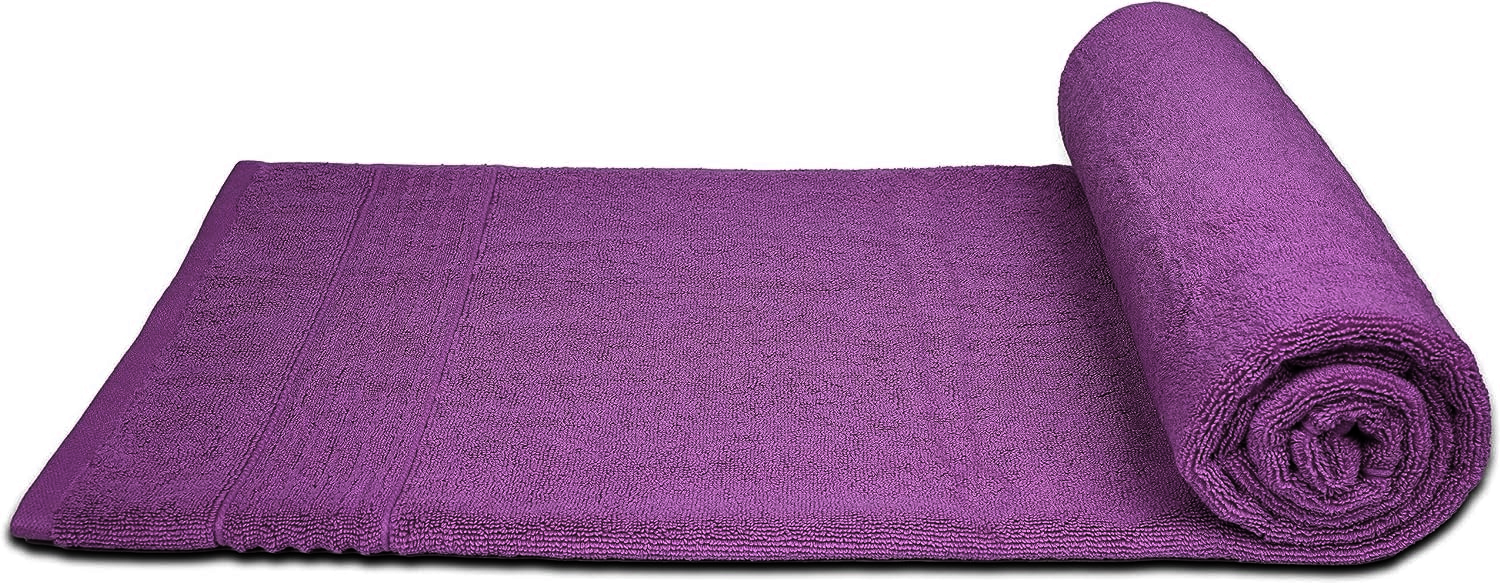 Premium Jumbo Bath Towels - Extra Large 80 x 180cm, 500GSM Egyptian Cotton - Towelsbay