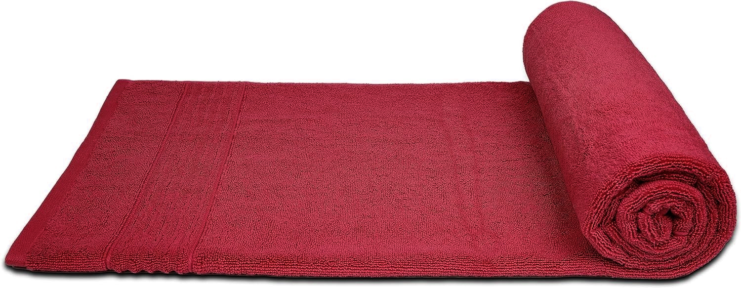 Premium Jumbo Bath Towels - Extra Large 80 x 180cm, 500GSM Egyptian Cotton - Towelsbay