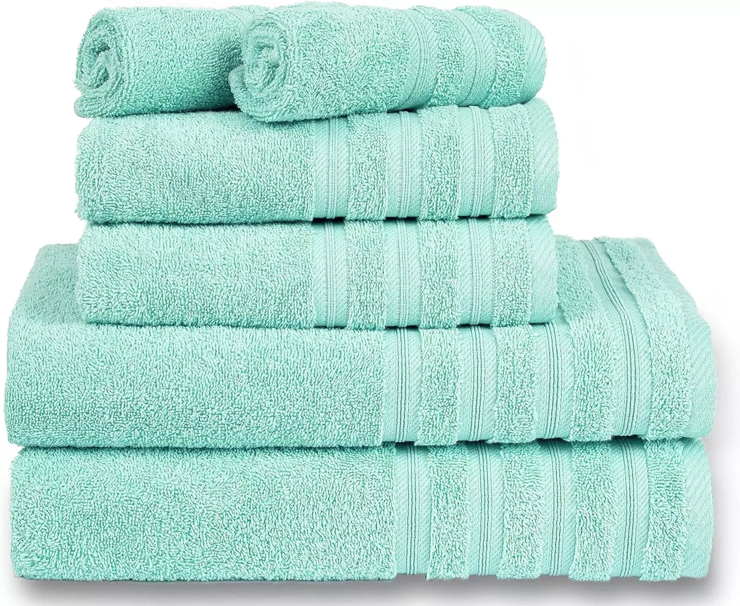 600 GSM Quality 8-Piece Towel Bale - Includes 2 Each of Face, Hand & Bath Towels Towelsworld
