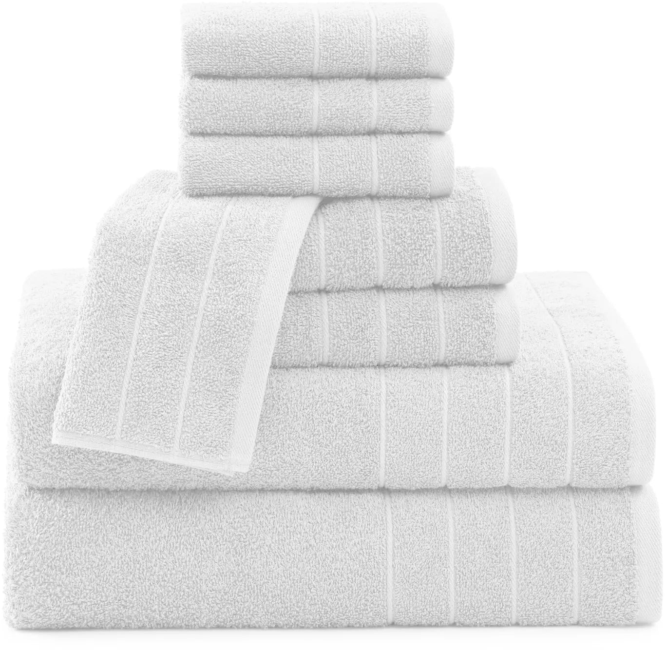Indulge in Luxury with Our 100%Egyptian Cotton 8 Piece Towel Set 500GSM - Towelsbay