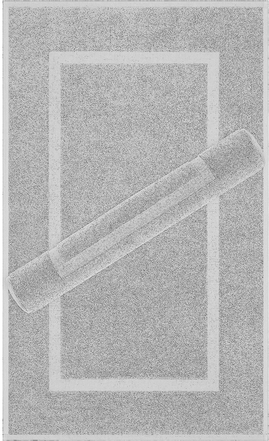 Large Absorbent Bath Mats Charcoal Grey