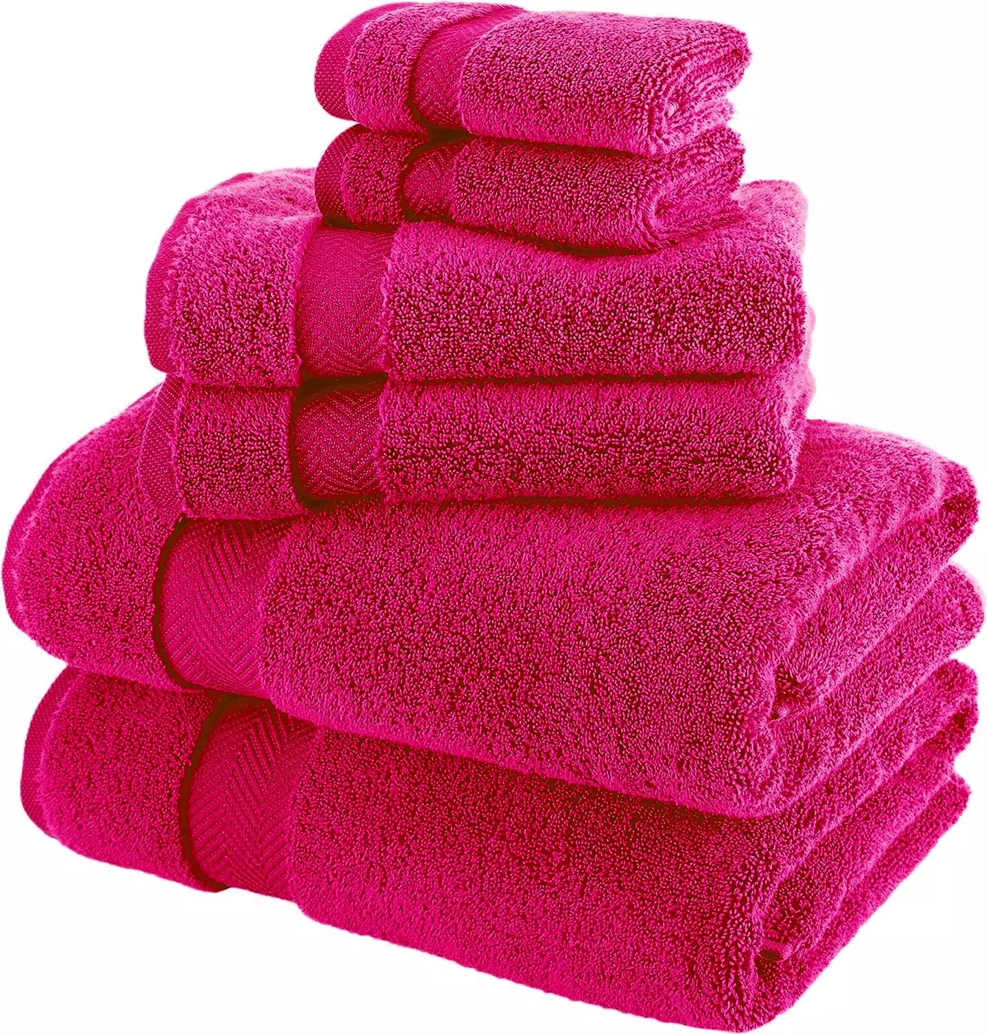 Super Soft 6 Piece 800GSM Towel Bale -2 Face Cloth 2 Hand Towels, 2 Bath Towels Towelsworld
