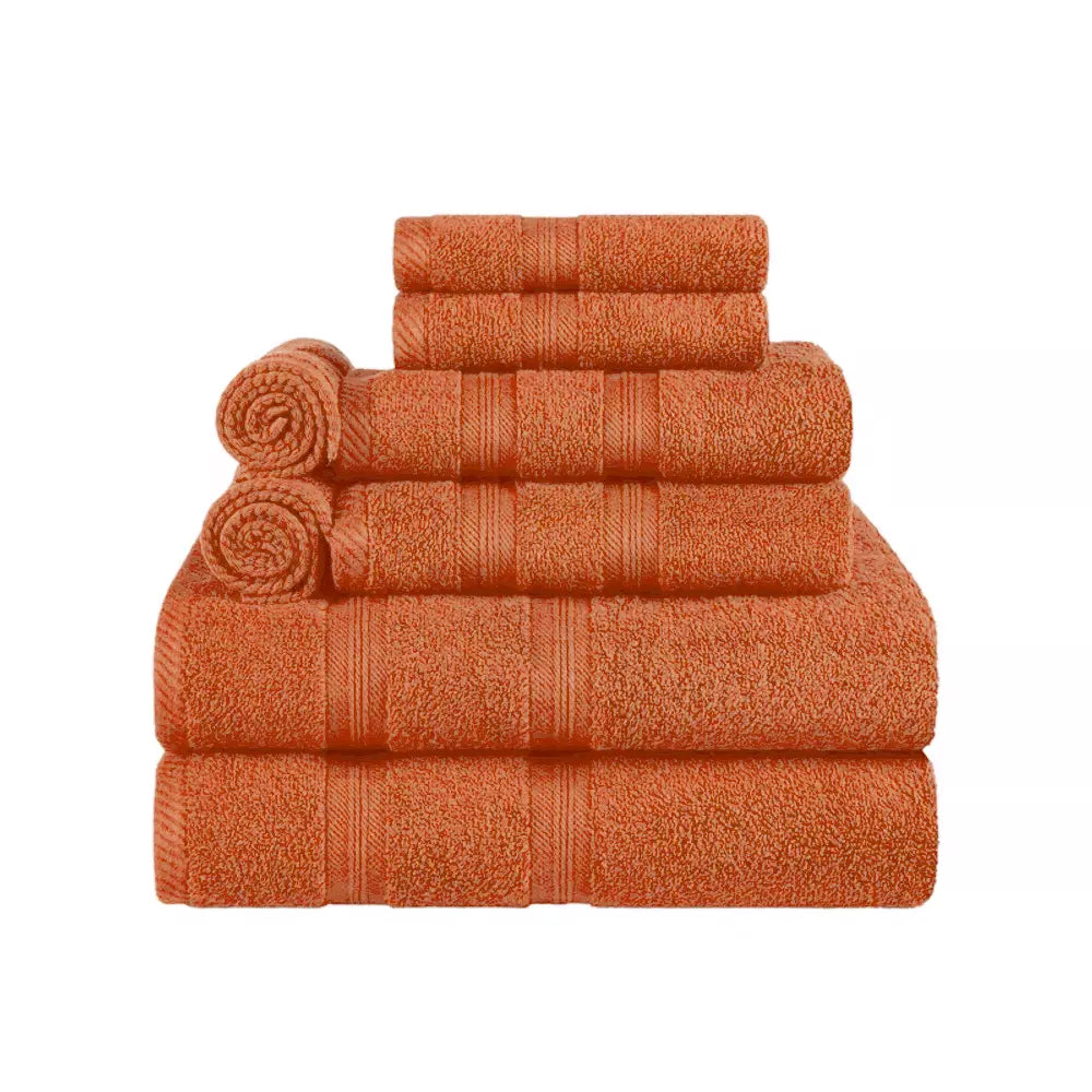 8 Pcs Towel Bale Set 100% Soft Face Hand Big Bath Sheet Bathroom Towel Towelsworld