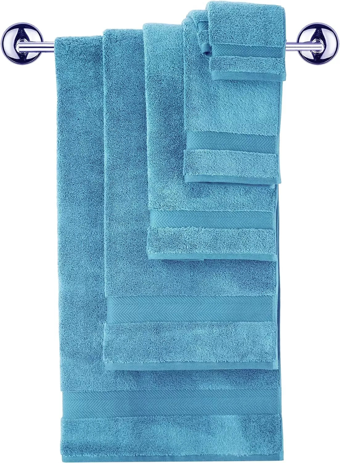 Super Soft 6 Piece 800GSM Towel Bale -2 Face Cloth 2 Hand Towels, 2 Bath Towels Towelsworld