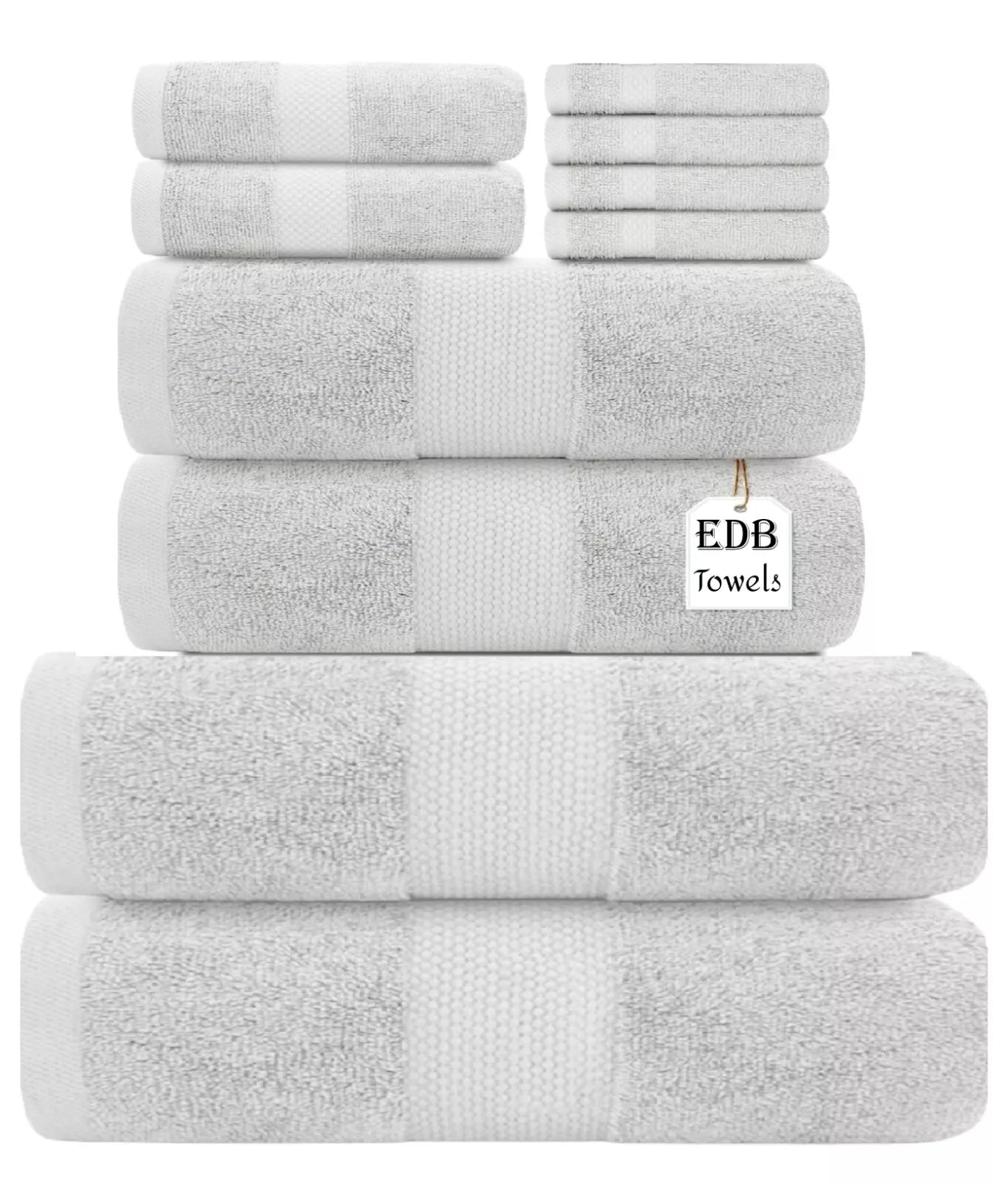Premium Egyptian Cotton Towel Set 800gsm in Vibrant Colors