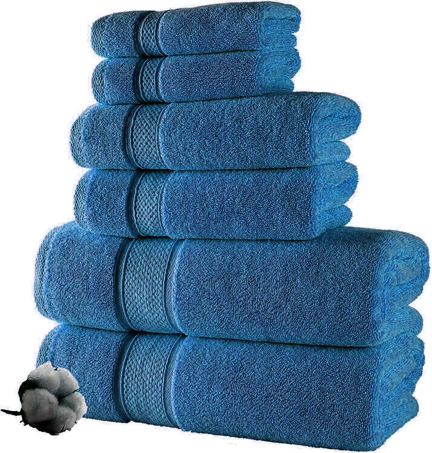 100% Egyptian Combed Cotton 800GSM Hand Towel Set