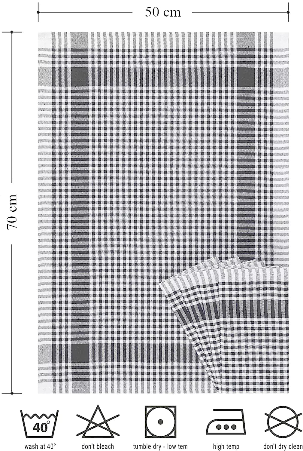 Soft and Absorbent 100% Cotton Terry Towels for Kitchen Use