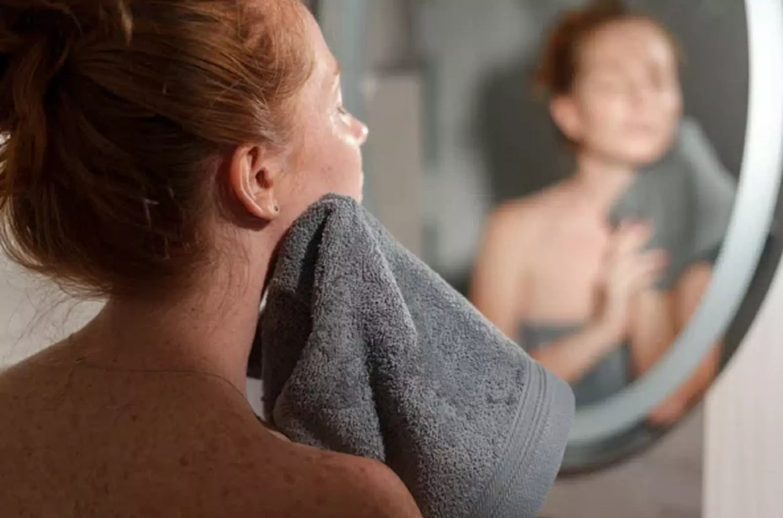 Premium Egyptian Cotton Towels in Soft Charcoal