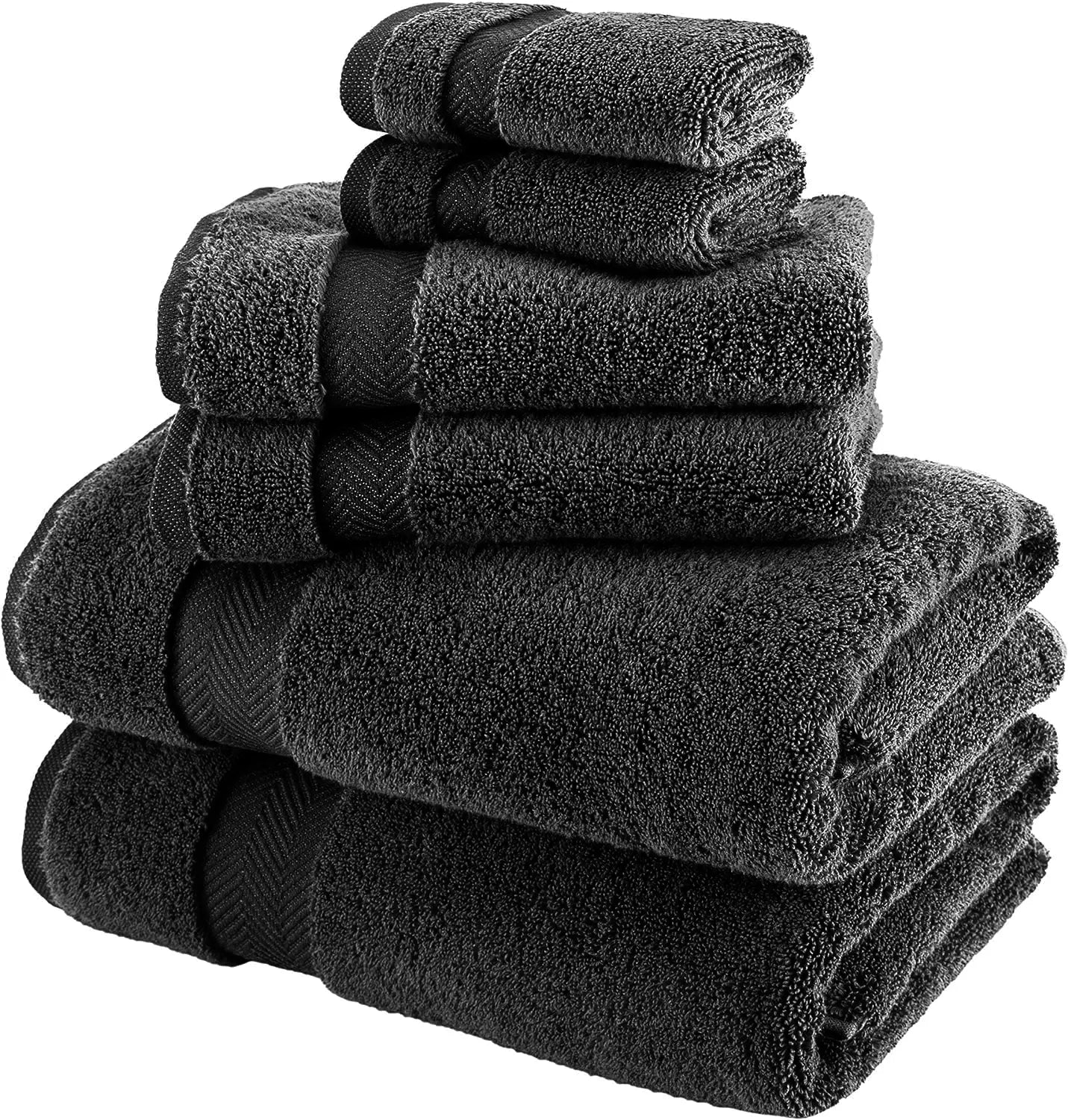 Super Soft 6 Piece 800GSM Towel Bale -2 Face Cloth 2 Hand Towels, 2 Bath Towels Towelsworld