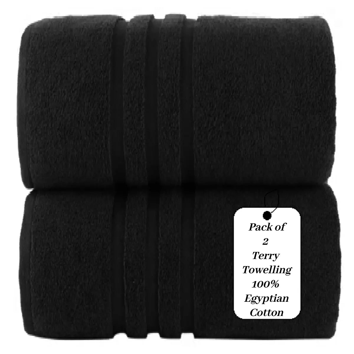 Absorbent Jumbo Bath Sheets 2 Pack