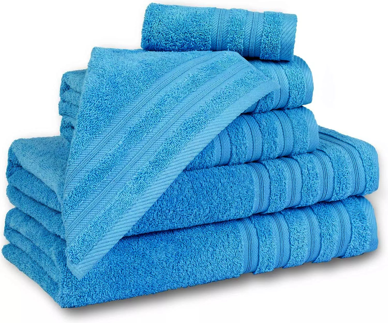600 GSM Quality 8-Piece Towel Bale - Includes 2 Each of Face, Hand & Bath Towels Towelsworld