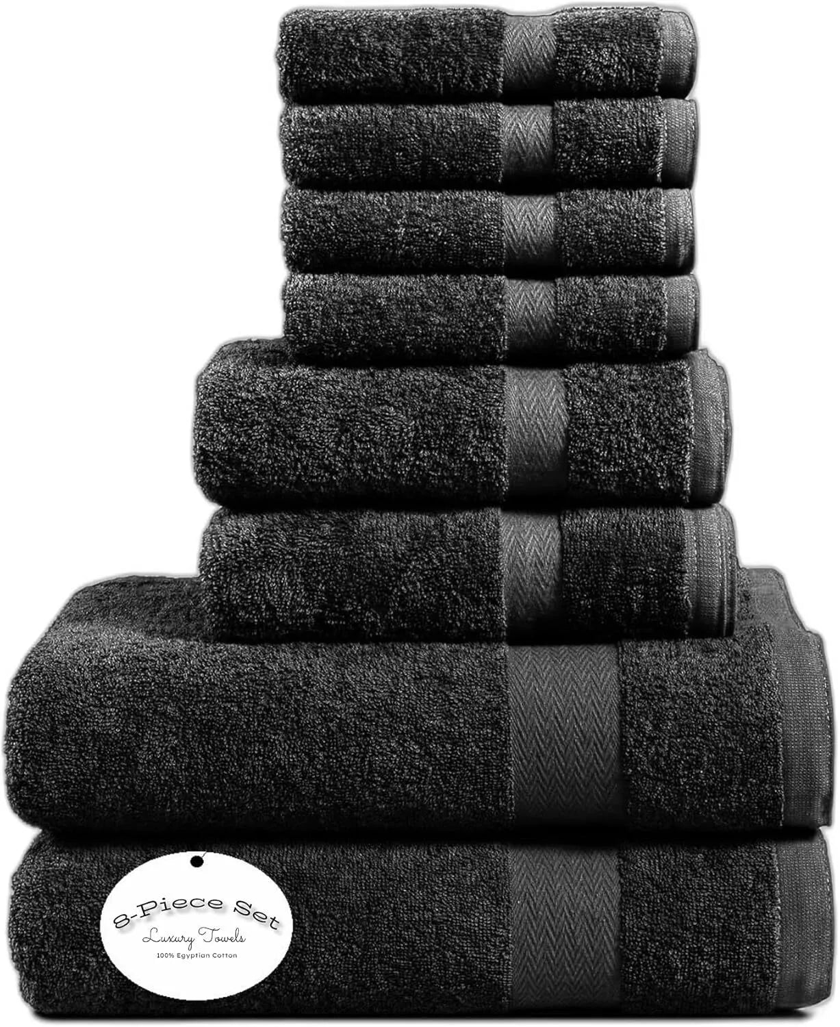 Soft 8 Piece Towel Bale Set for Daily Use
