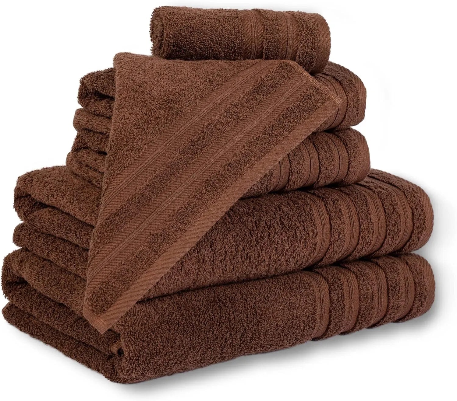 600 GSM Quality 8-Piece Towel Bale - Includes 2 Each of Face, Hand & Bath Towels Towelsworld